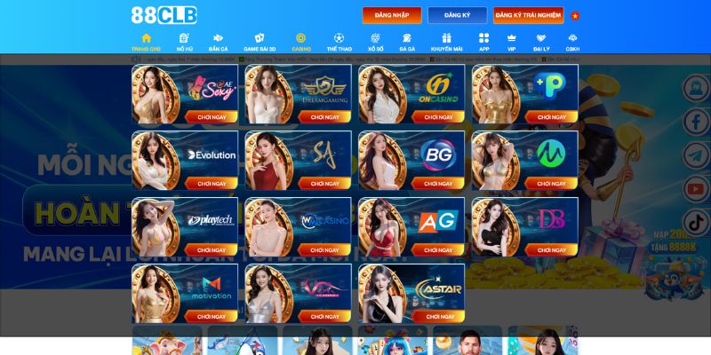 Tham gia cá cược Casino tại 88CLB dễ dàng với quy trình chi tiết